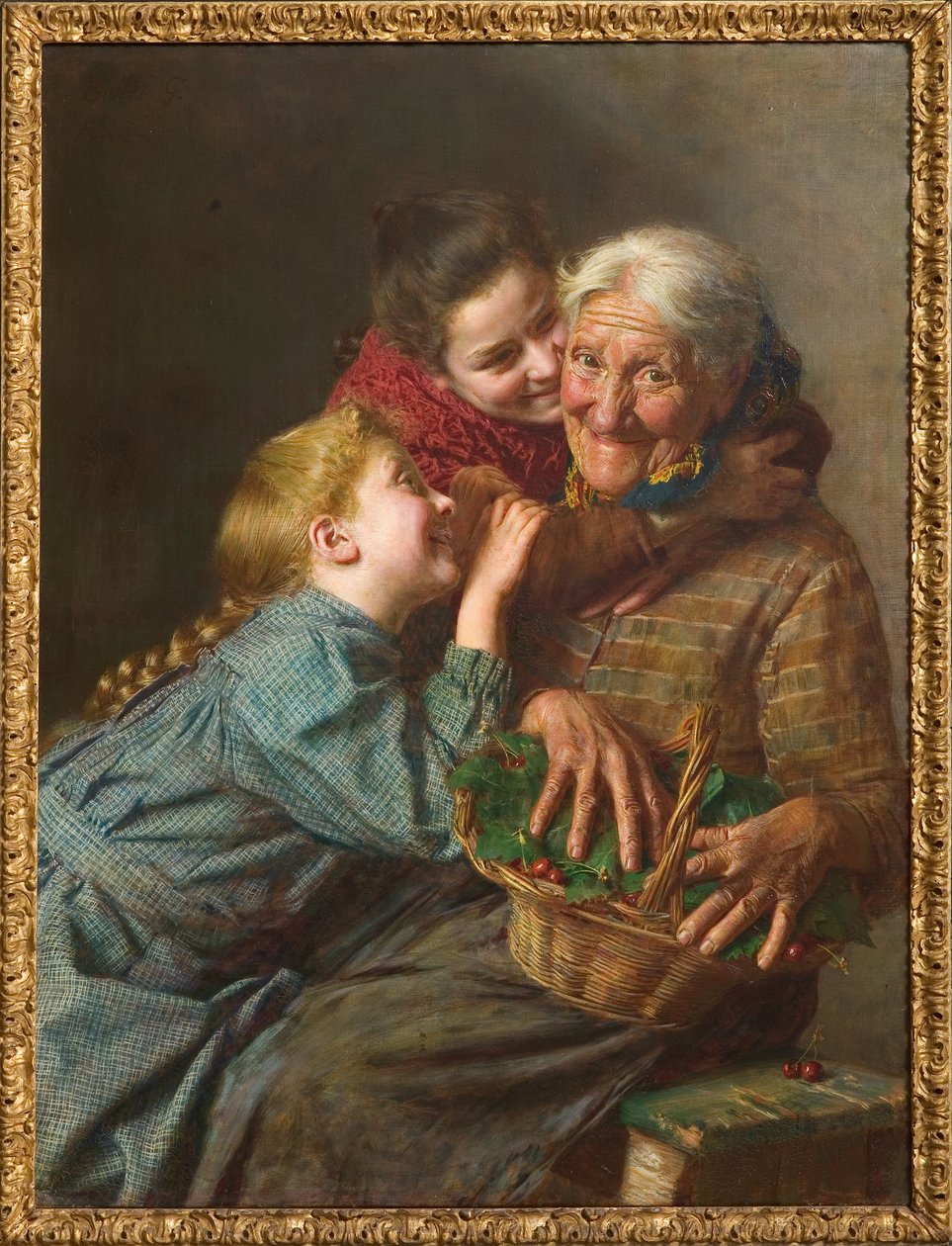Tervetuloa vieras 1882 (öljy kankaalle) tekijältä Gaetano Bellei