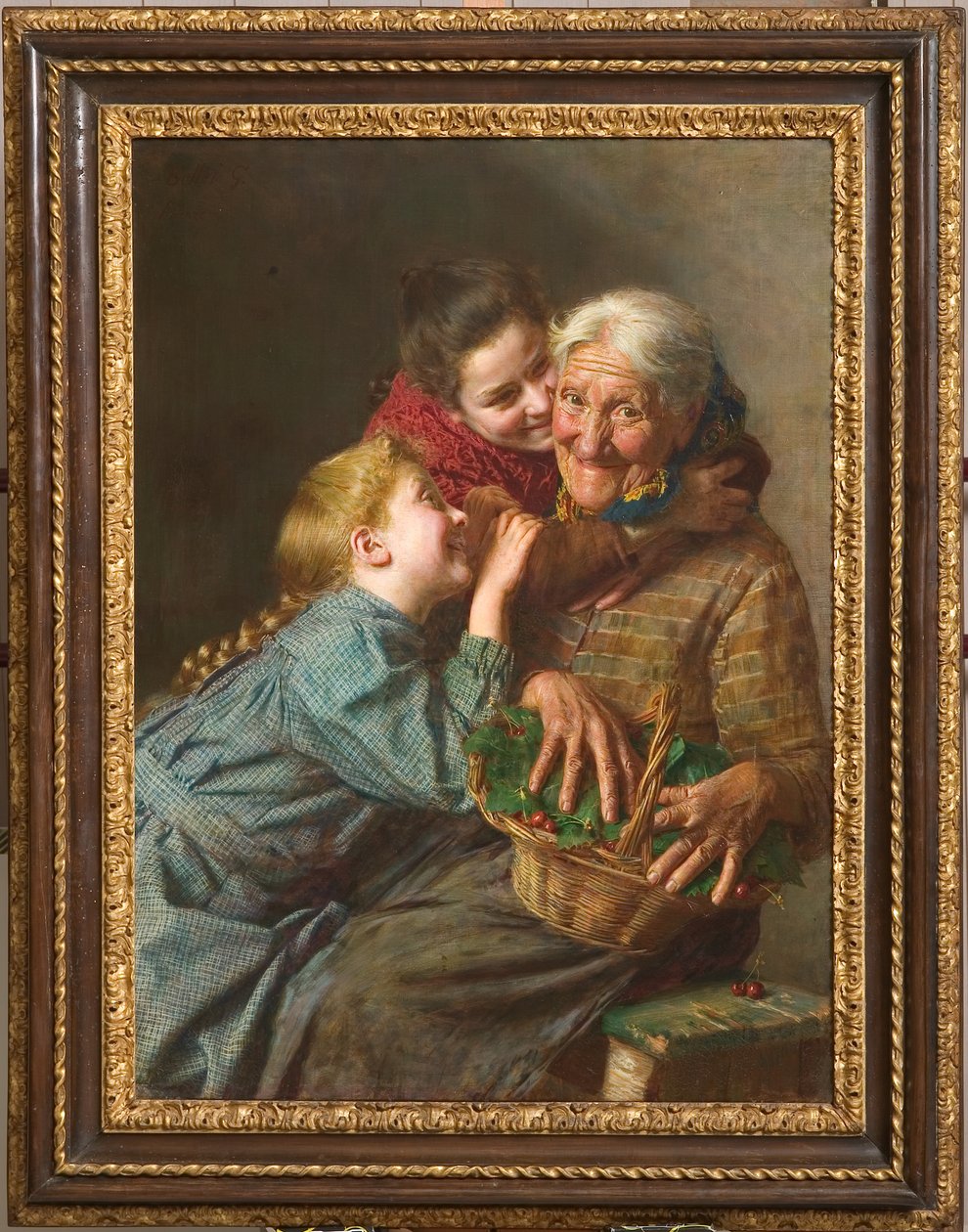 Tervetuloa vieras 1882 (öljy kankaalle) tekijältä Gaetano Bellei