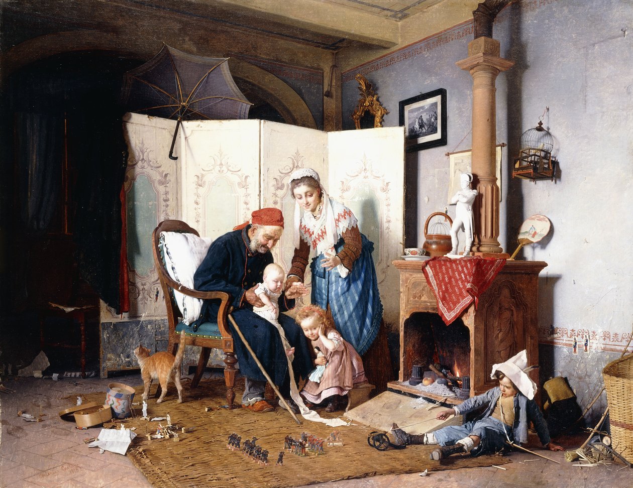 Veteraani, 1878 tekijältä Gaetano Chierici