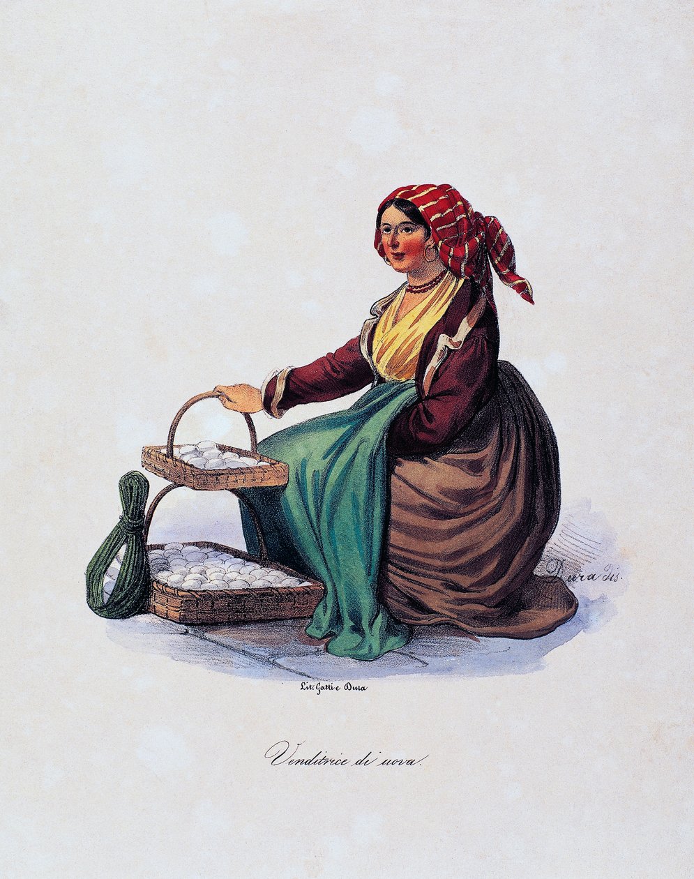 Munamyyjä, Gaetano Dura (1805-1878), Italia tekijältä Gaetano Dura