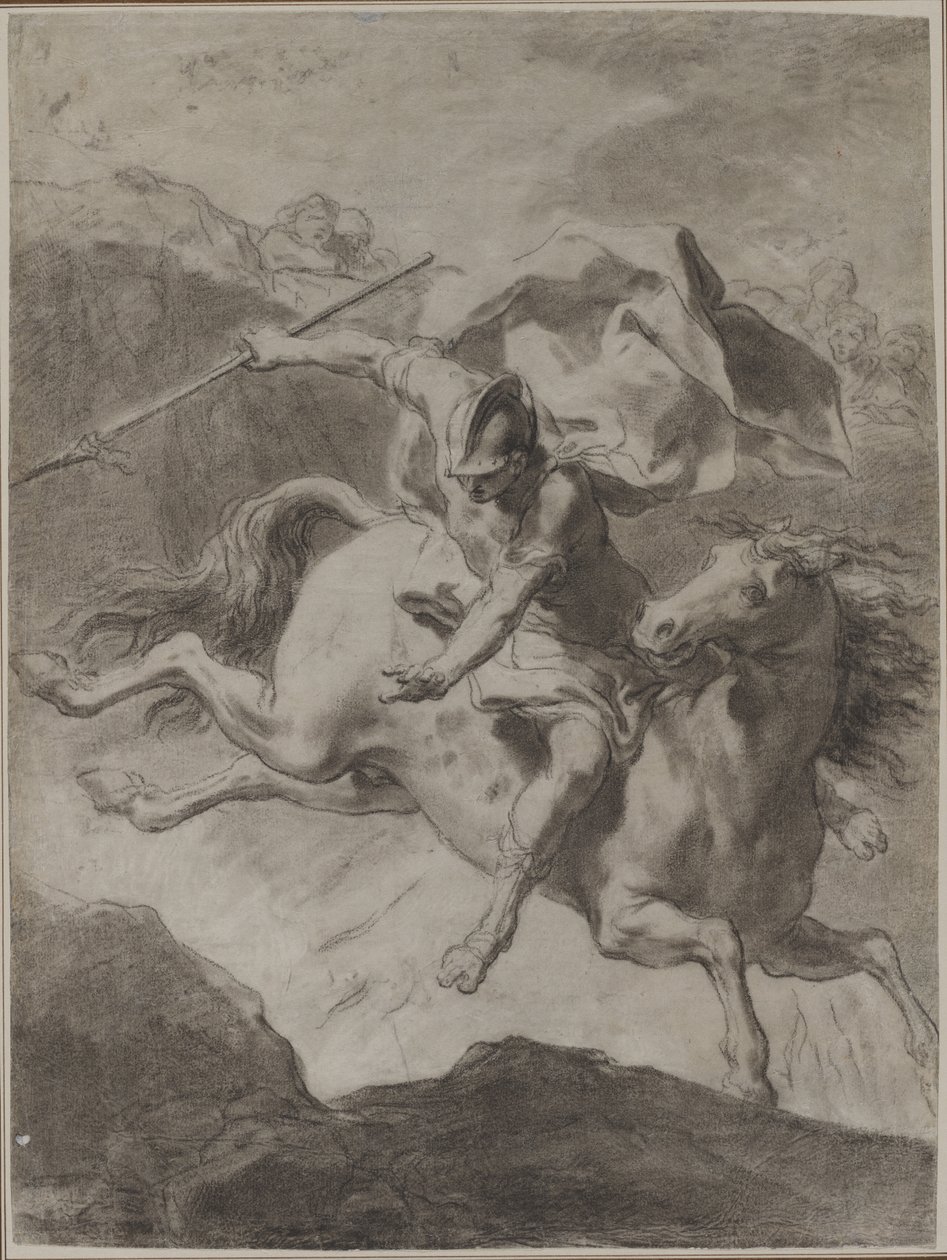 Marcus Curtiuksen kuolema 1799 tekijältä Gaetano Gandolfi