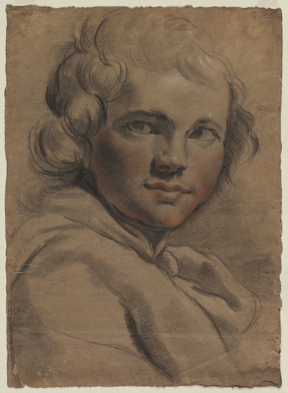 Nuoren miehen pää, 1780-luku. tekijältä Gaetano Gandolfi