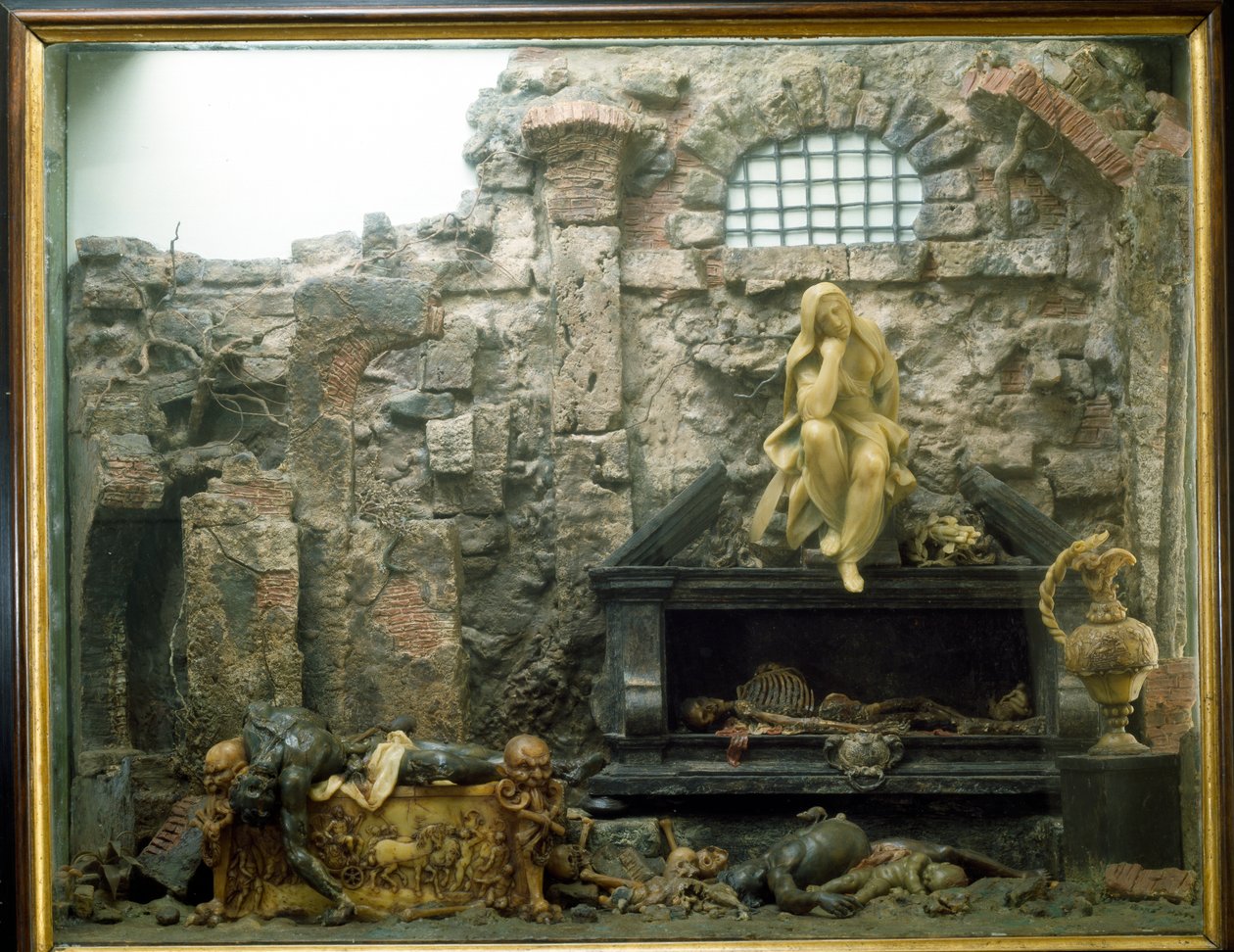 Theatre of Death: Vanitas (sekoitettu media) tekijältä Gaetano Giulio Zumbo