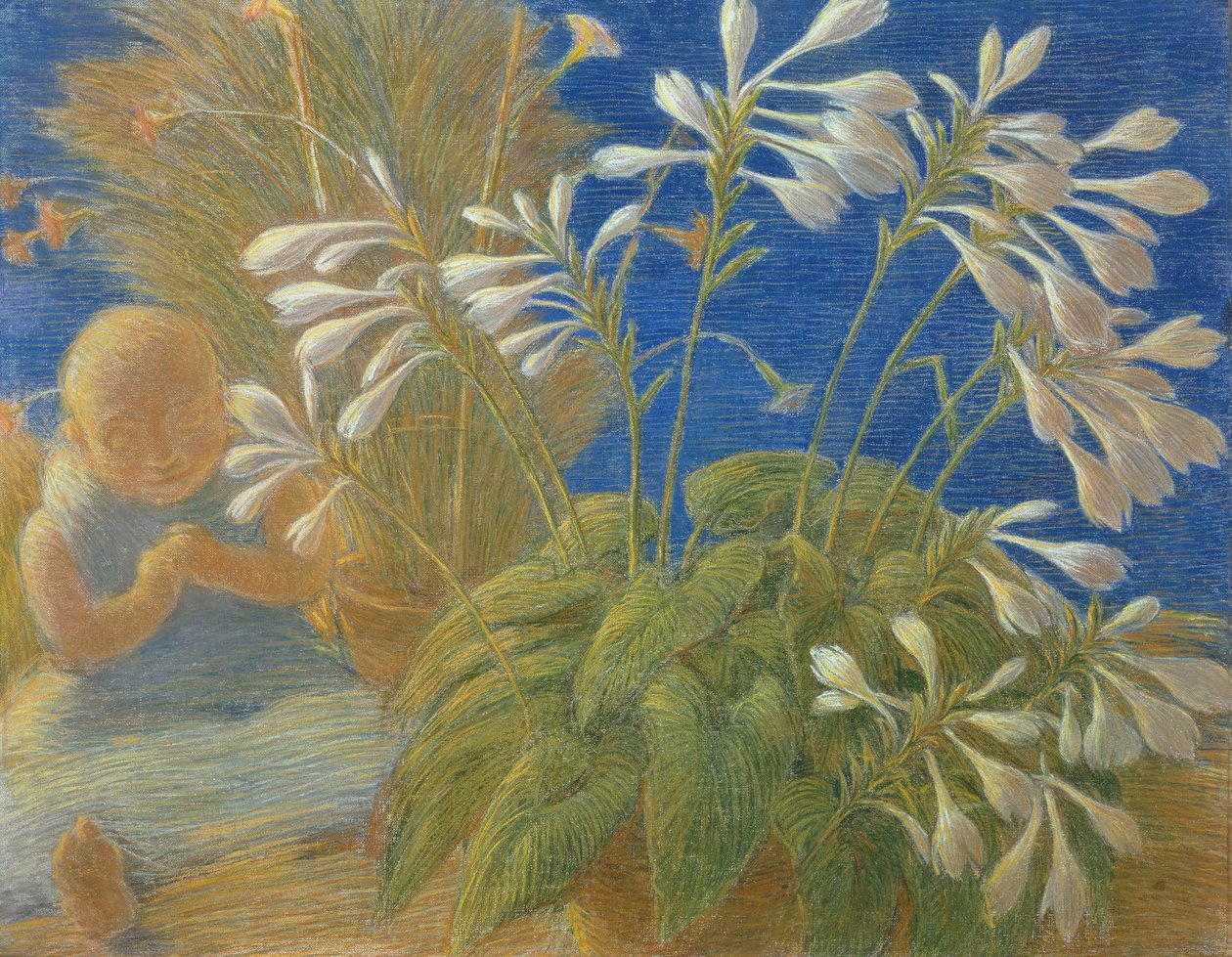 Japanin liljat, 1906 tekijältä Gaetano Previati