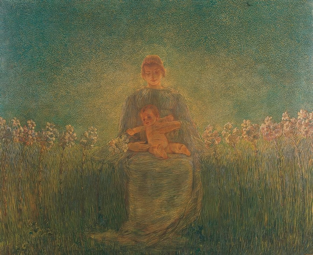 Liljojen Madonna tekijältä Gaetano Previati