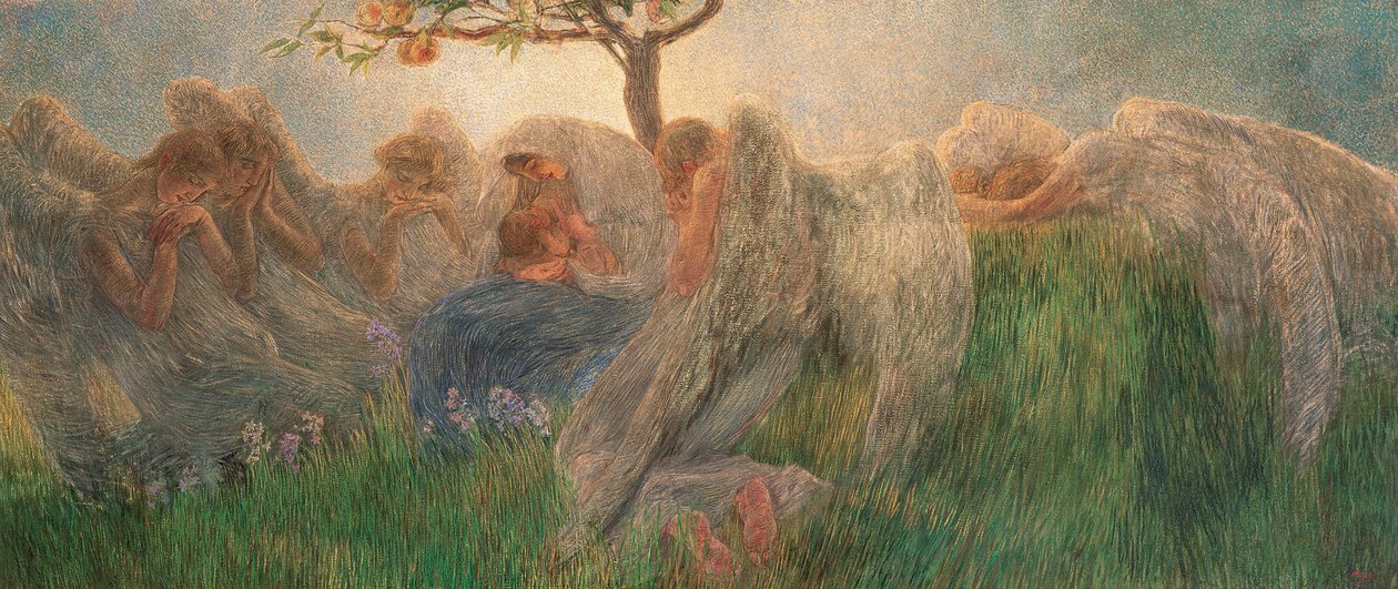 Äitiys, 1890-1891. tekijältä Gaetano Previati