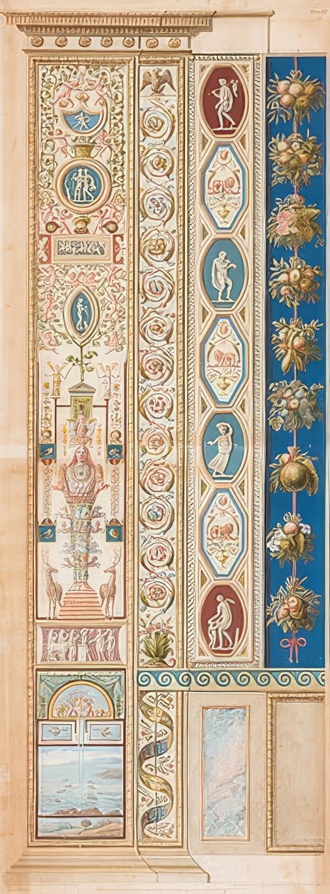 Pilaster Loggia VI (koriste Efesoksen Dianalla) tekijältä Gaetano Savorelli