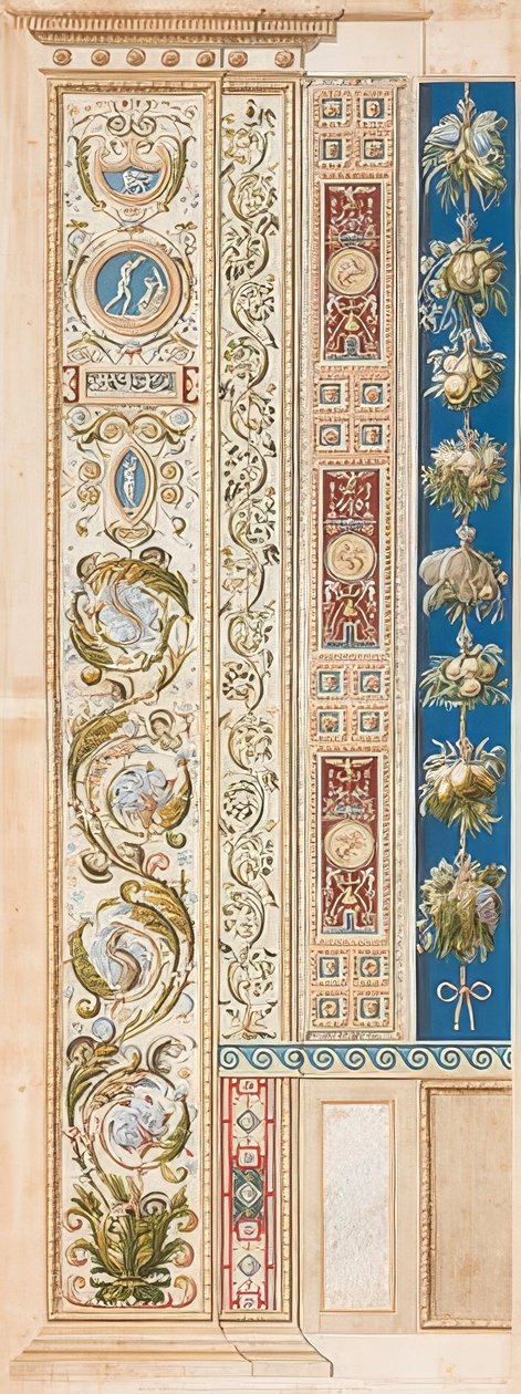 Pilaster Loggia V (koristelu kauniilla lonkeroilla) tekijältä Gaetano Savorelli