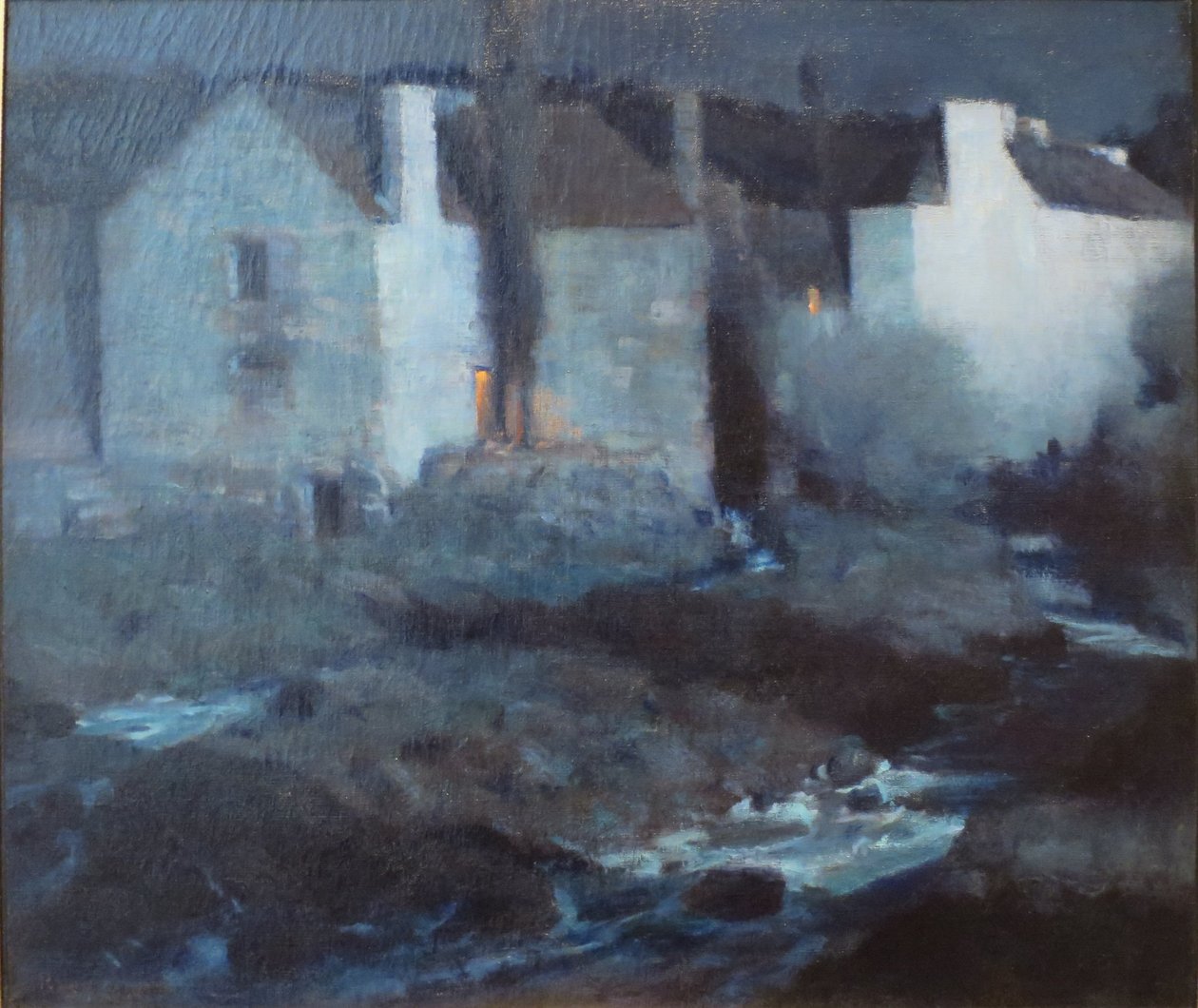 Moonlight, Mills at Pont Aven tekijältä Gaines Ruger Donoho