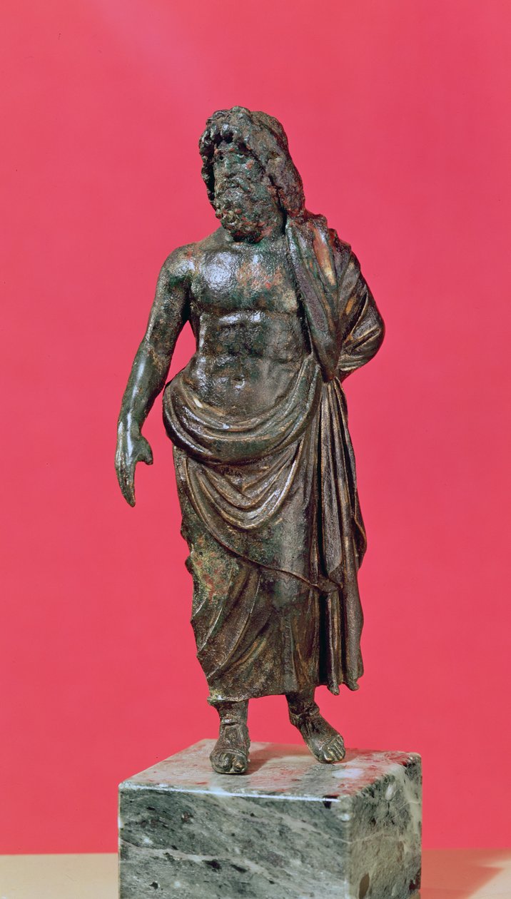 Aesculapius, Neuvy-en-Sulliasista (pronssi) tekijältä Gallo Roman