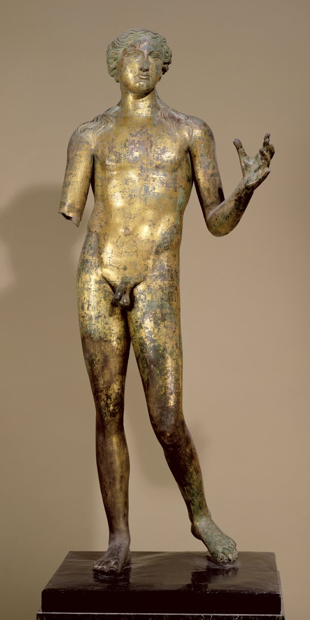 Apollo, Lillebonne (kullattu pronssi) tekijältä Gallo Roman