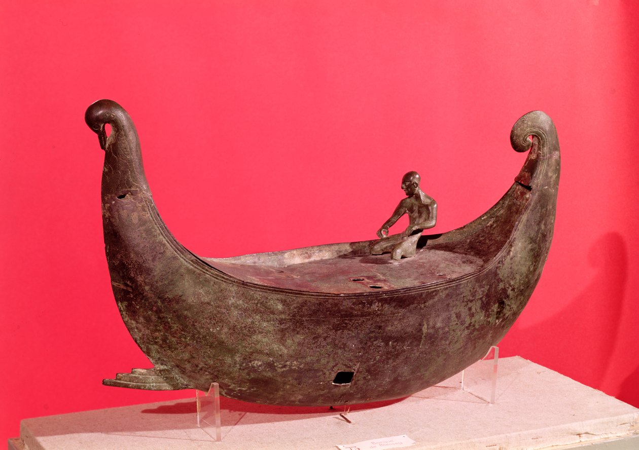 Votiivilaiva (pronssi) tekijältä Gallo Roman