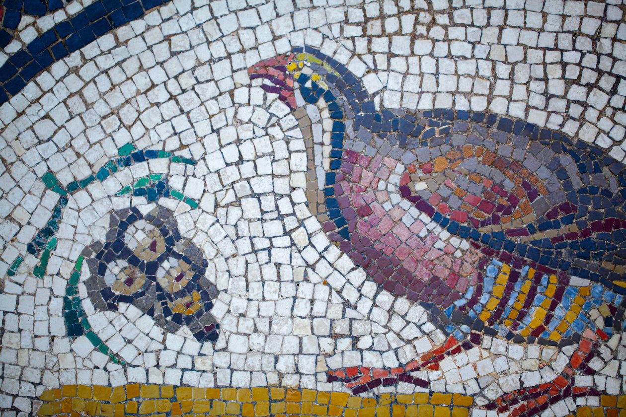 Roomalainen mosaiikki tekijältä Gallo-Roman