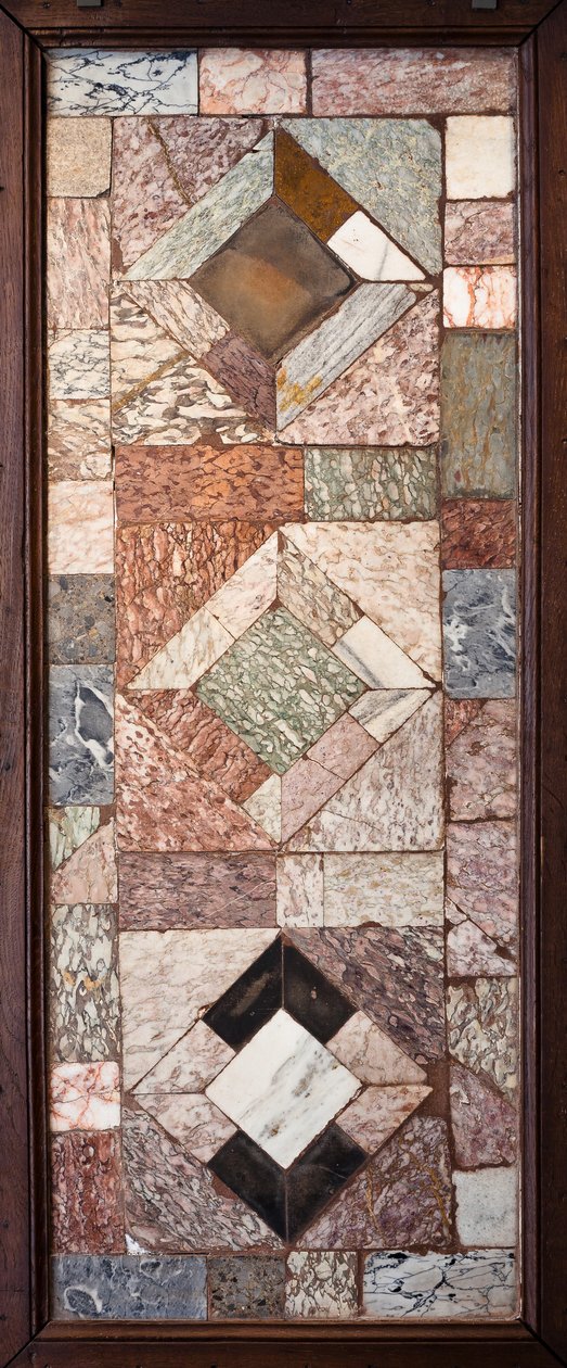 Päällystys, - (Opus sectile marmorista) tekijältä Gallo-Roman Gallo-Roman