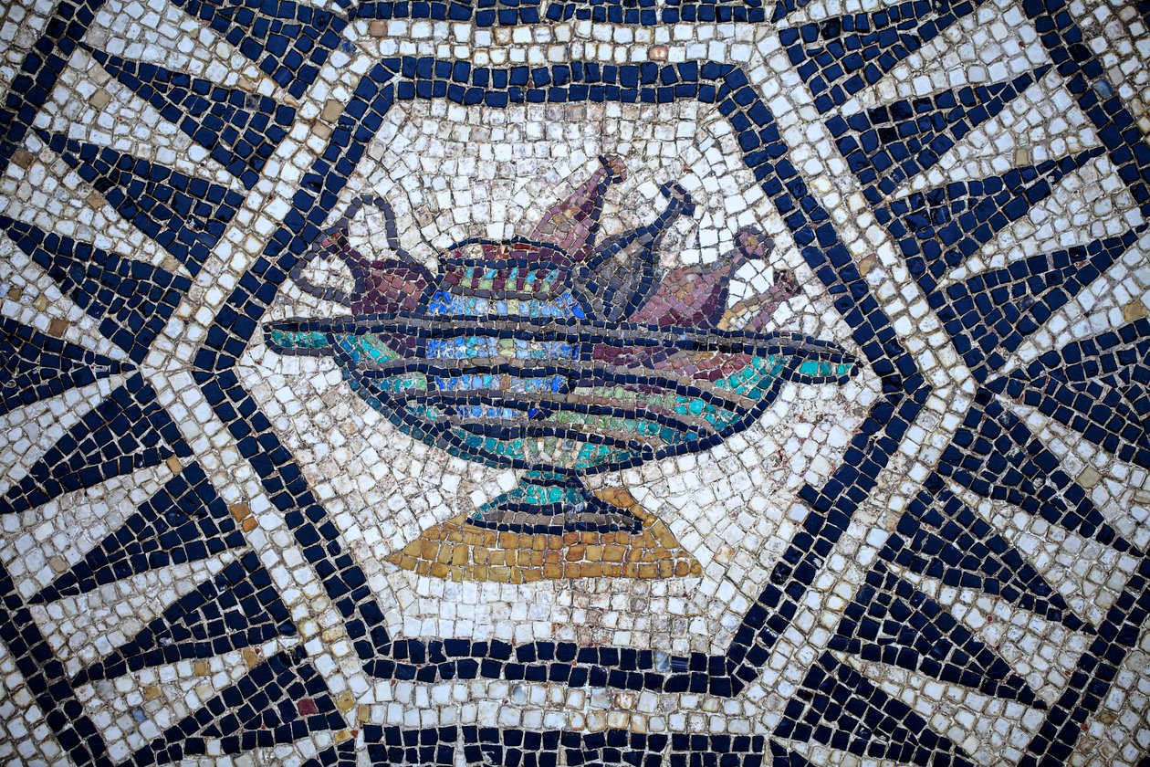 Roomalainen mosaiikki tekijältä Gallo-Roman Gallo-Roman