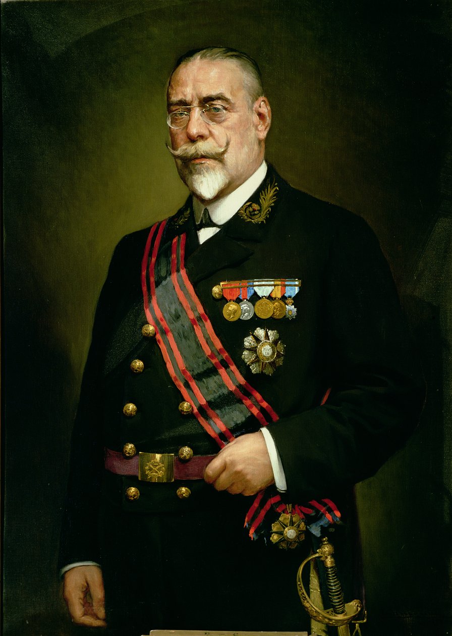 Manuel Allende Salazarin (1865-1923) muotokuva (öljy kankaalle) tekijältä Gamoral