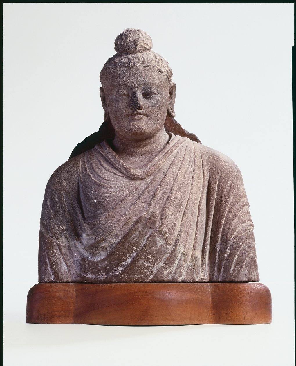 Buddha, 100-200 (liuske) tekijältä Gandhara School