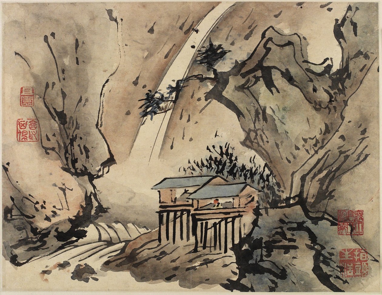 Finger Painting, kymmenen kappaleen albumilta, 1684 tekijältä Gao Qipei