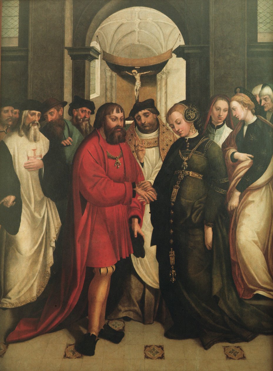 Pyhän Aleixon Manuelin ja Marian häät 1541 tekijältä Garcia Fernandes