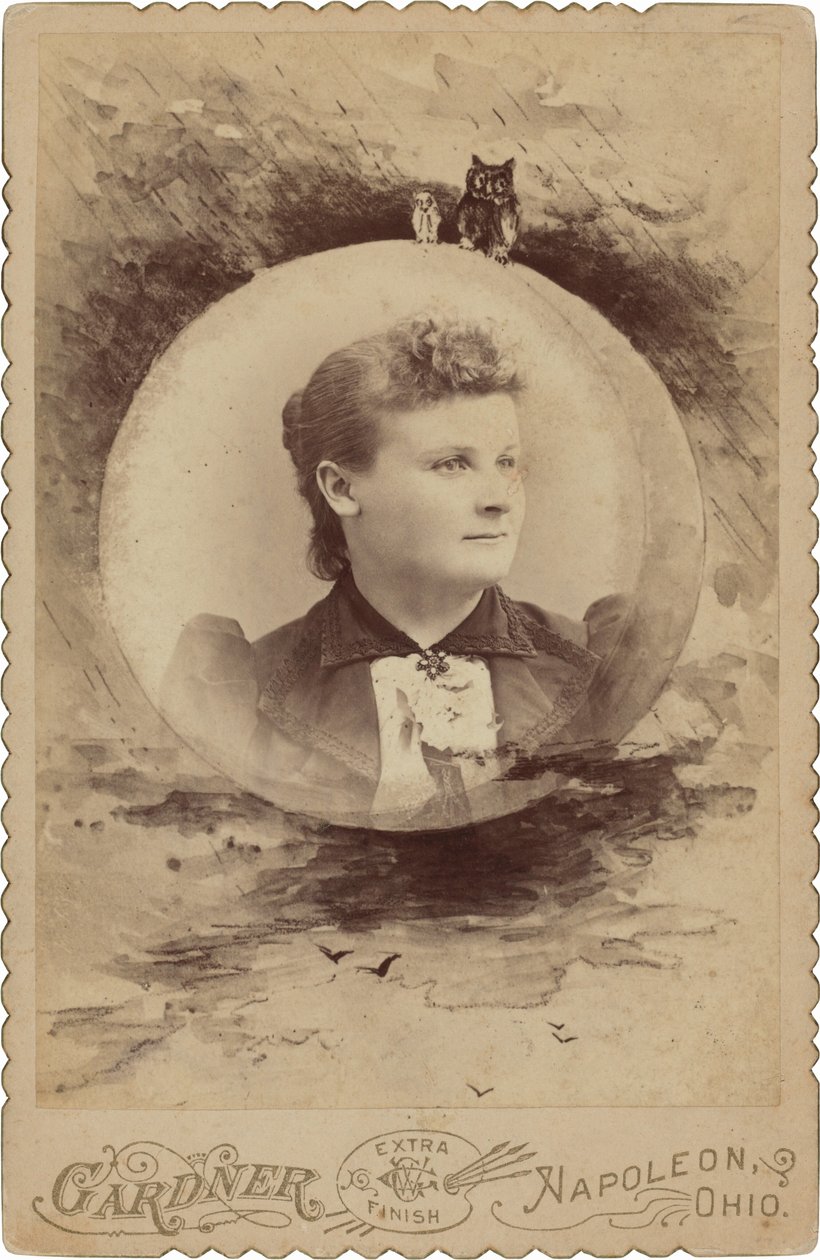 Naisen muotokuva,1890-luku (valokuva) tekijältä Gardner Studio