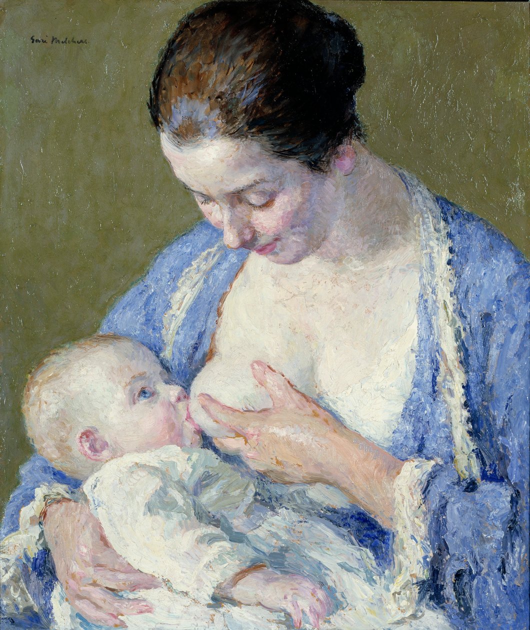 Äiti ja lapsi tekijältä Gari Melchers