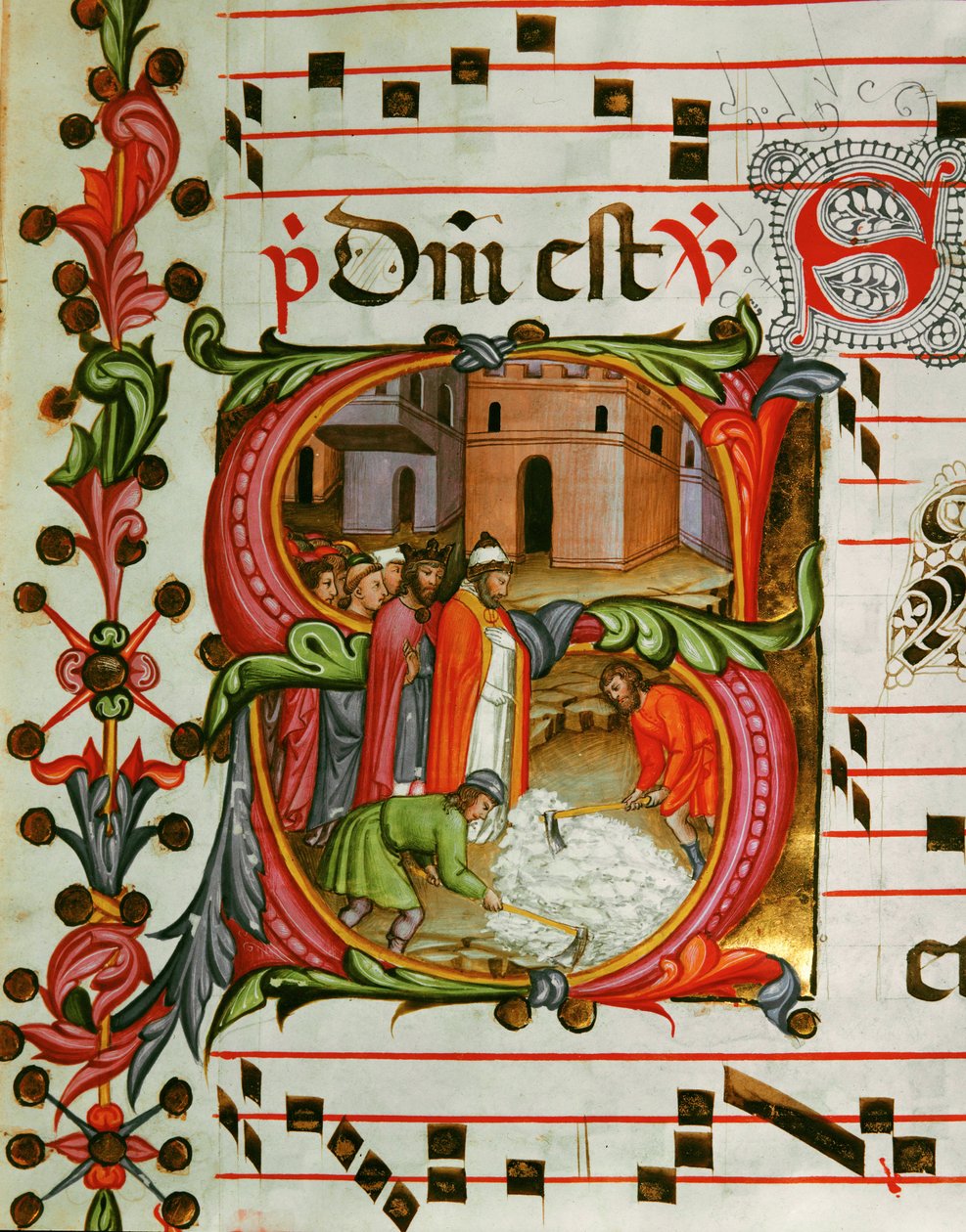 Antifonaari (huomautus 7), kirja, joka sisältää kuoron messussa laulamat laulut (pergamentti). tekijältä Garo Nalbandian