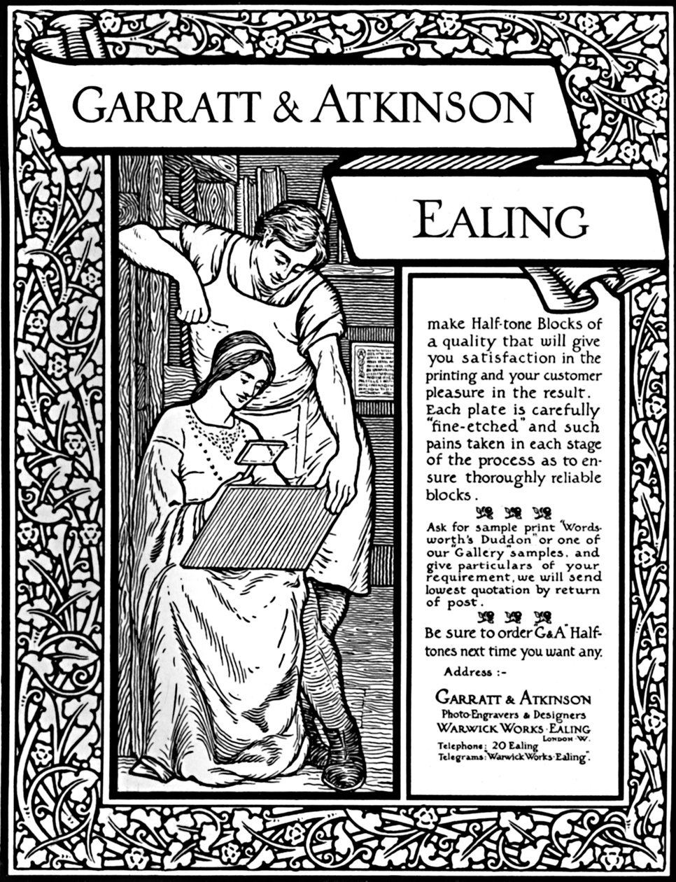 Garratt & Atkinsonin mainos, 1907 tekijältä Garratt and Atkinson