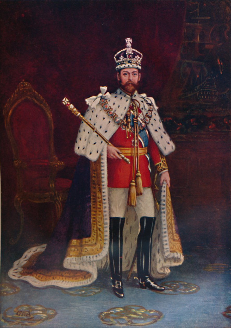 Kuningas Yrjö V, 1917 tekijältä Garratt and Atkinson