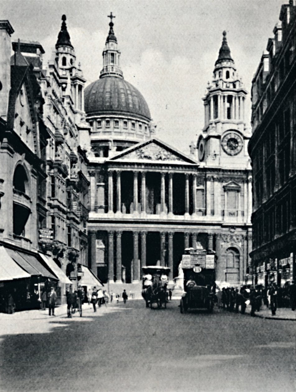 St. Pauls, Ludgate Hill, 1919 tekijältä Garratt and Atkinson