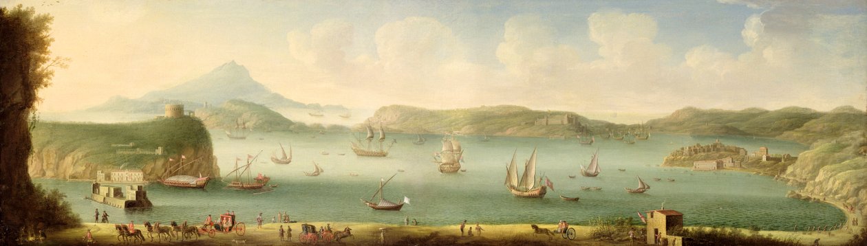 Port Mahon, Minorca, 1730-luku tekijältä Gaspar Butler