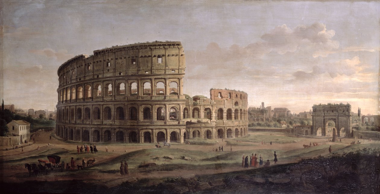 Colosseum (öljy kankaalle) tekijältä Gaspar van Wittel