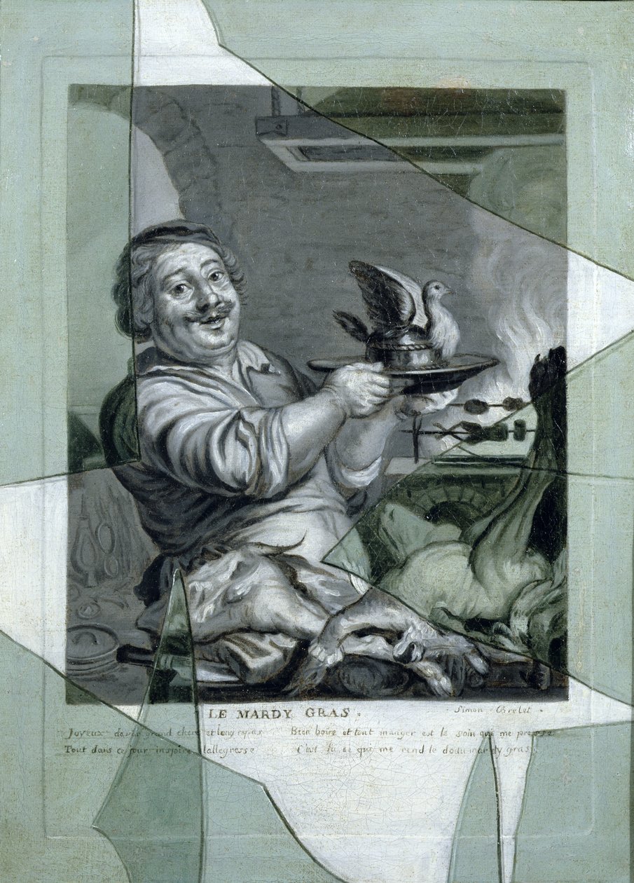 Mardi Gras, Joachim von Sandrartin (1606-88) kaiverruksen mukaan. tekijältä Gaspard, or Gabriel Gresely
