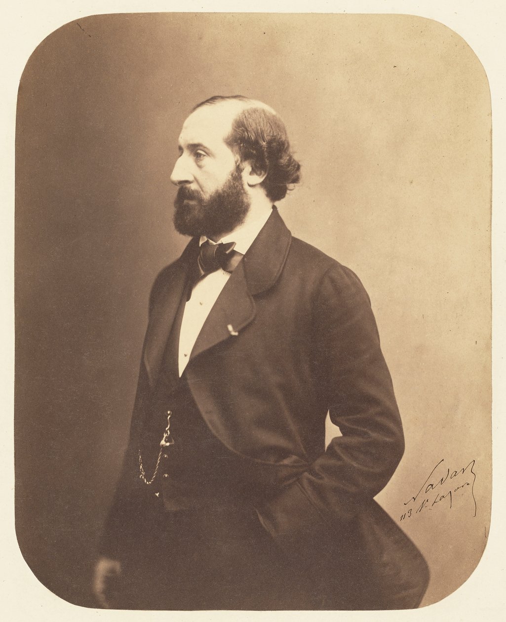 Emile Augierin muotokuva 1820-1889, 1857. tekijältä Gaspard Félix Nadar