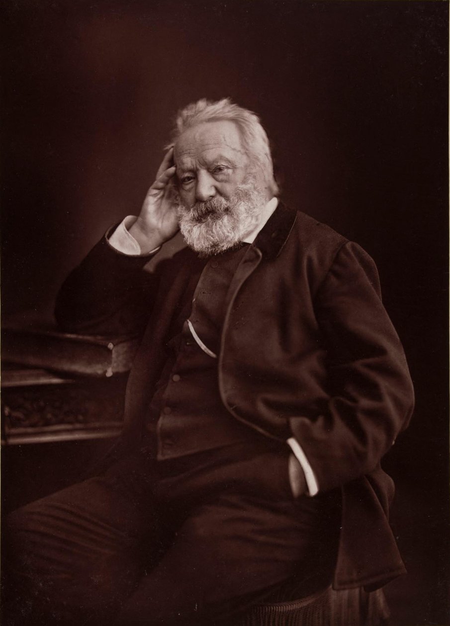 Victor Hugon muotokuva 1802-1885, 1878. tekijältä Gaspard Félix Nadar
