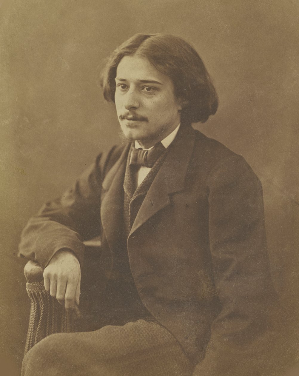 Muotokuva kirjailijasta Alphonse Daudet 1840-1897, noin 1860. tekijältä Gaspard Félix Nadar