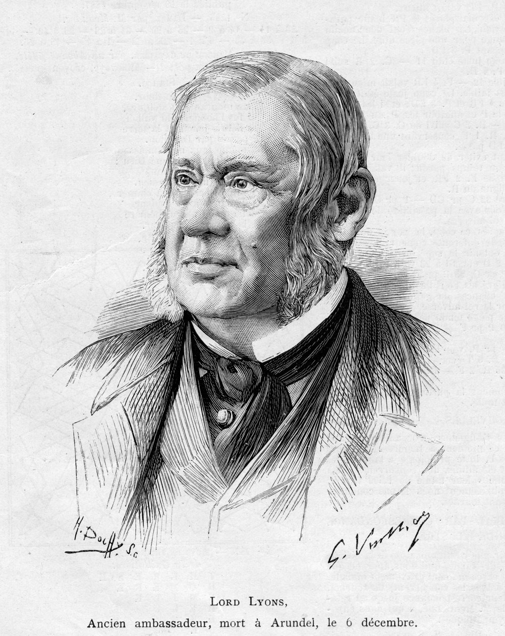 Lord Lyons, 1887 tekijältä Gaston Vuillier