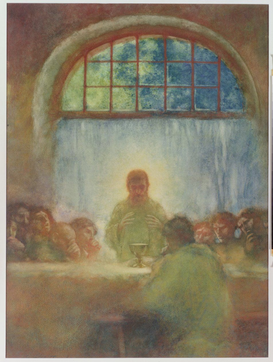 Viimeinen ehtoollinen, 1897 tekijältä Gaston de la Touche