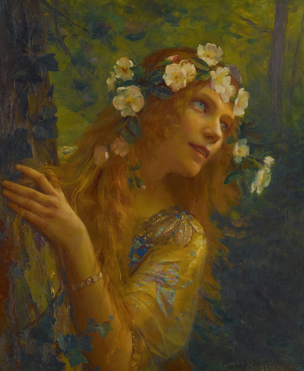 Yö, noin 1910-1913. tekijältä Gaston Bussiere