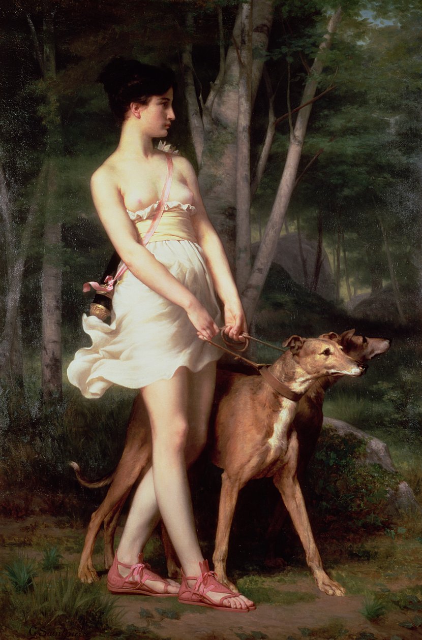 Diana metsästäjä tekijältä Gaston Casimir Saint Pierre