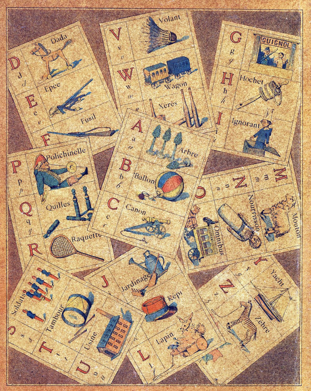 ABC des joujoux tai Alphabet des petits -lehden 4. kansi tekijältä Gaston Quenioux