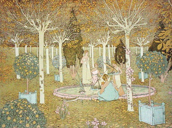 Puistossa tekijältä Gaston de Latenay