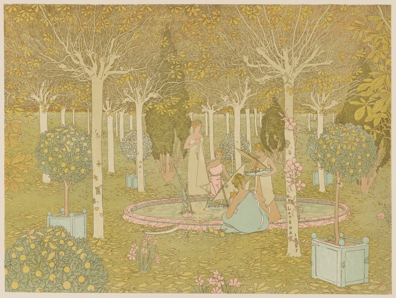 Puisto, 1897. tekijältä Gaston de Latenay