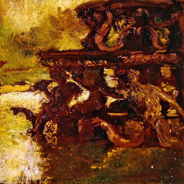 Puutarha kohtaus tekijältä Gaston de la Touche