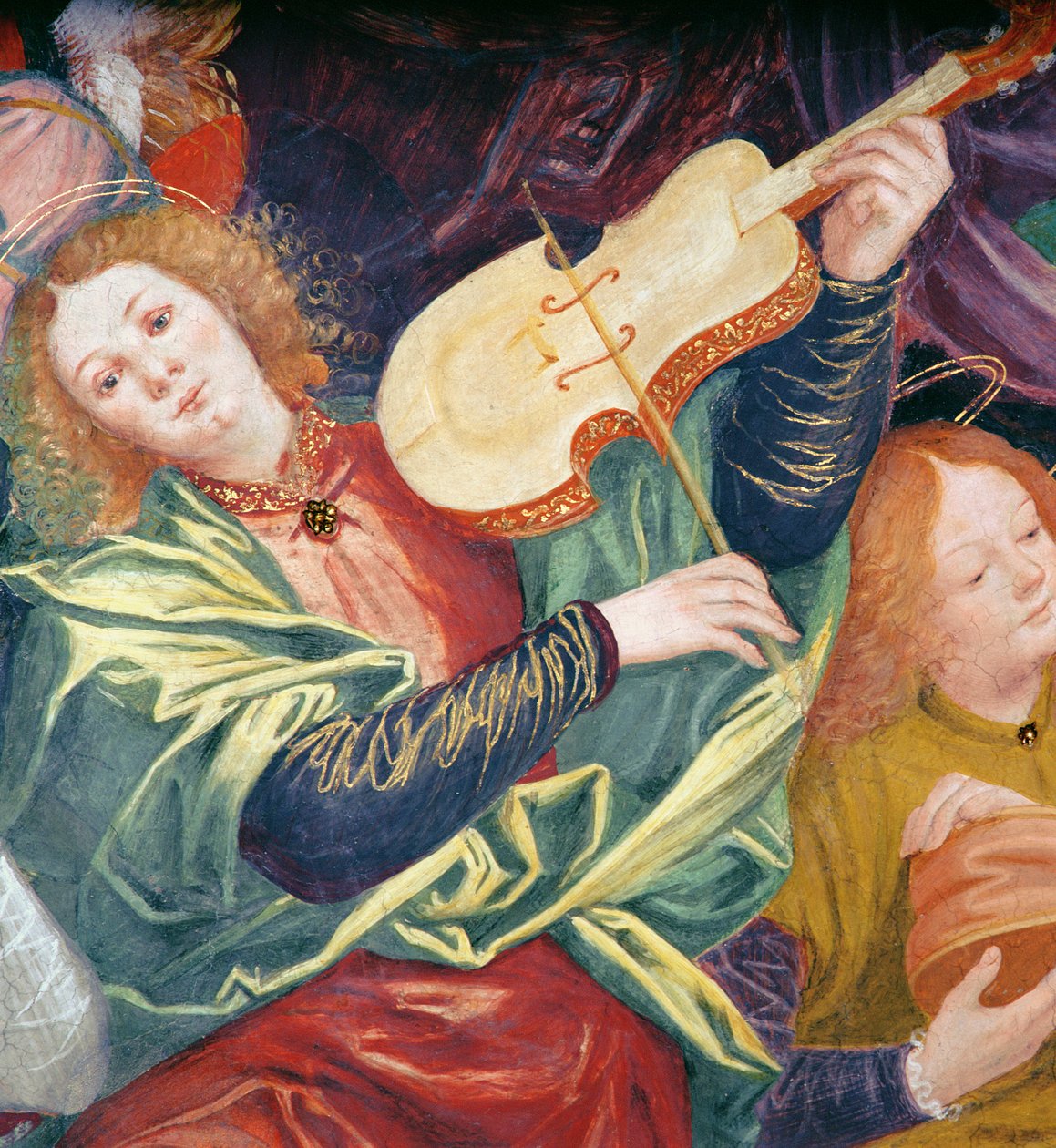 The Concert of Angels, 1534-36 (yksityiskohta) (katso 175762) tekijältä Gaudenzio Ferrari