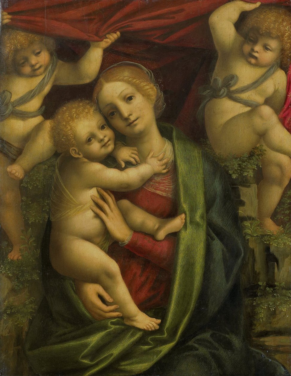 Madonna ja lapsi, 1525-35 tekijältä Gaudenzio Ferrari