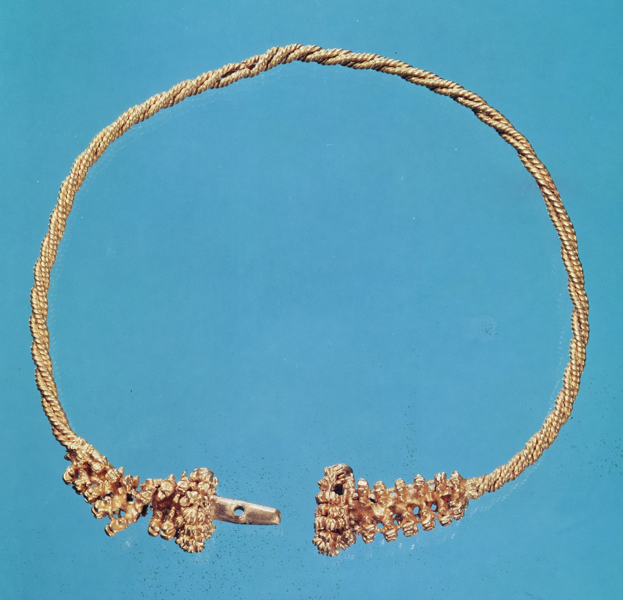 Vääntömomentti, Montans, Tene II (n. 300-120 eKr.) (kulta) tekijältä Gaulish