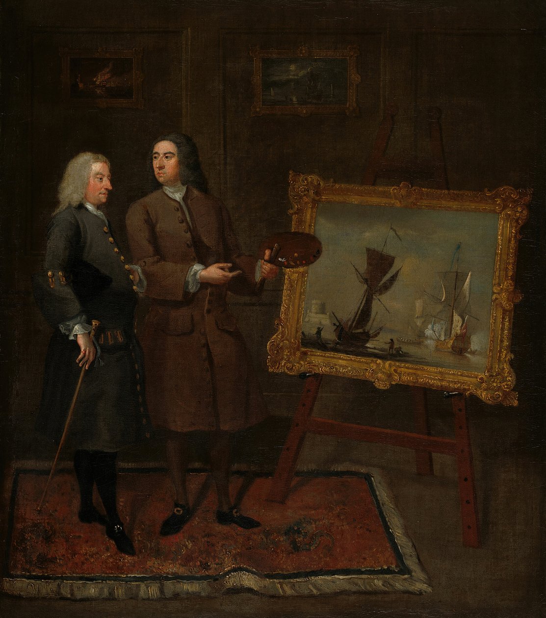 Thomas Walker ja Peter Monamy, n. 1735. tekijältä Gawen Hamilton