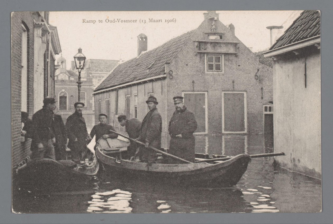 Katastrofi Oud-Vossemeerissa 13. maaliskuuta 1906 tekijältä Gebroeders van Straaten