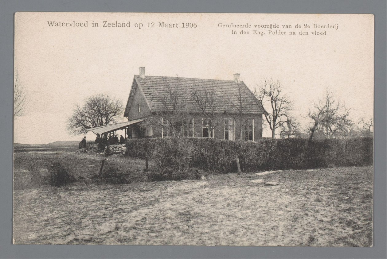 Tulva Zeelandissa 12. maaliskuuta 1906 tekijältä Gebroeders van Straaten