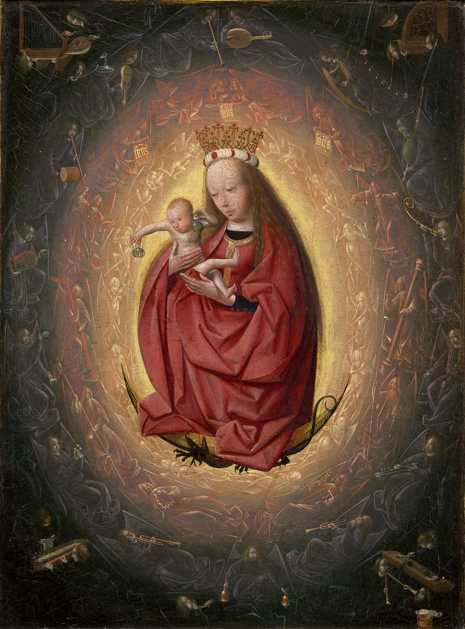 Neitsyen kirkkaus, 1490-1495 tekijältä Geertgen Tot sint Jans